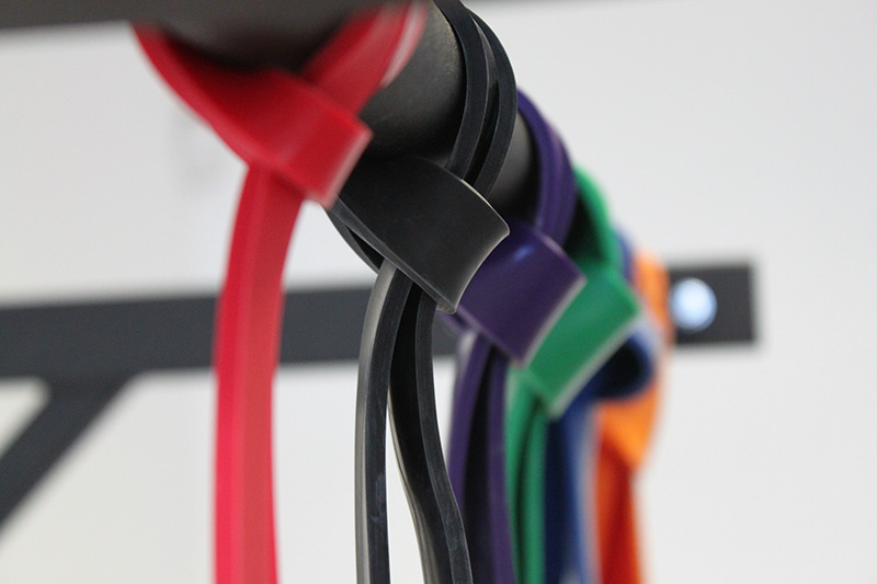 Odporové gumy na hrazde - rôzne farby